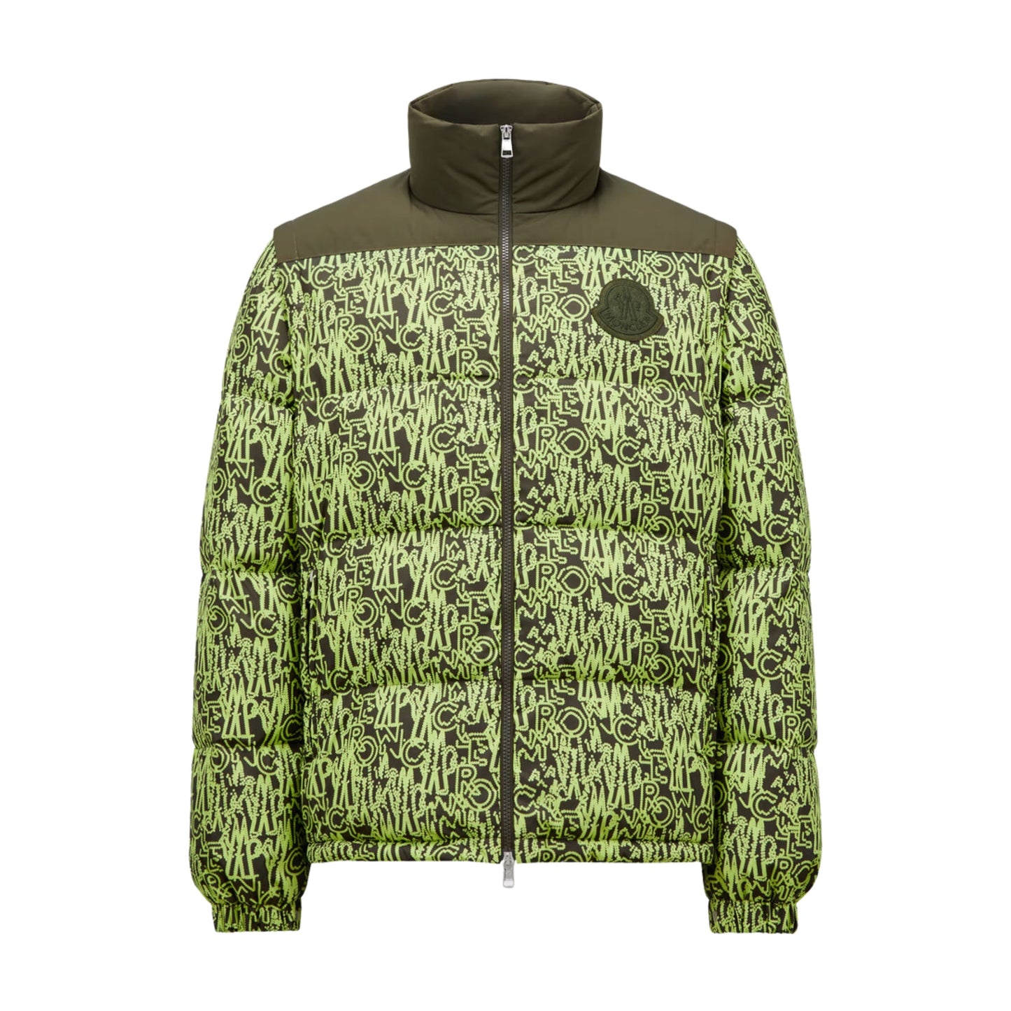 Moncler Jacket Chubaso Allover Print Green