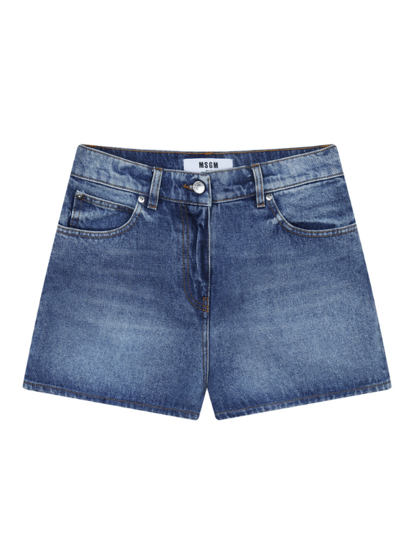 Msgm Shorts Earth Galaxy Purple