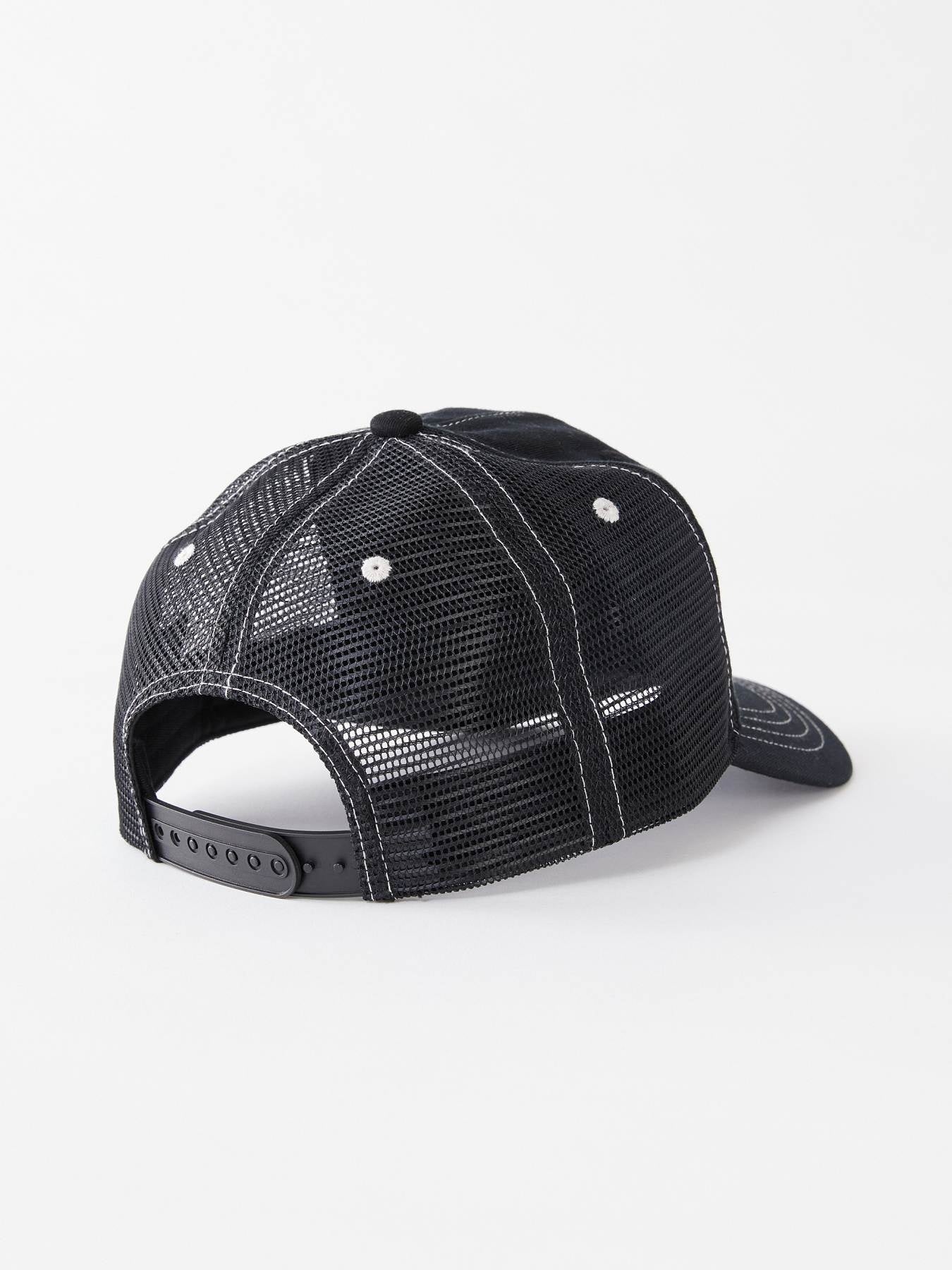 True Religion Buddha Trucker Cap Black/ Natural