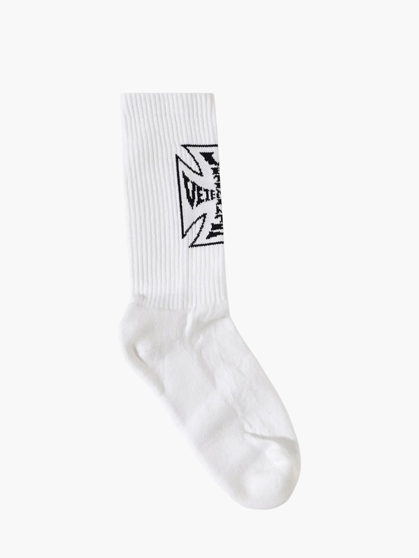 Vetements Socks Biker Cross Logo White-Black