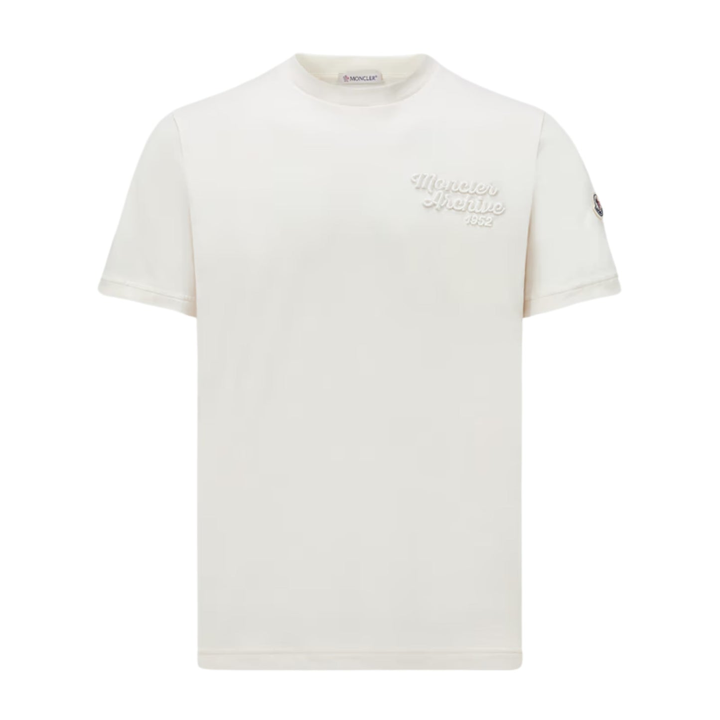 Moncler T-Shirt Signature Logo White