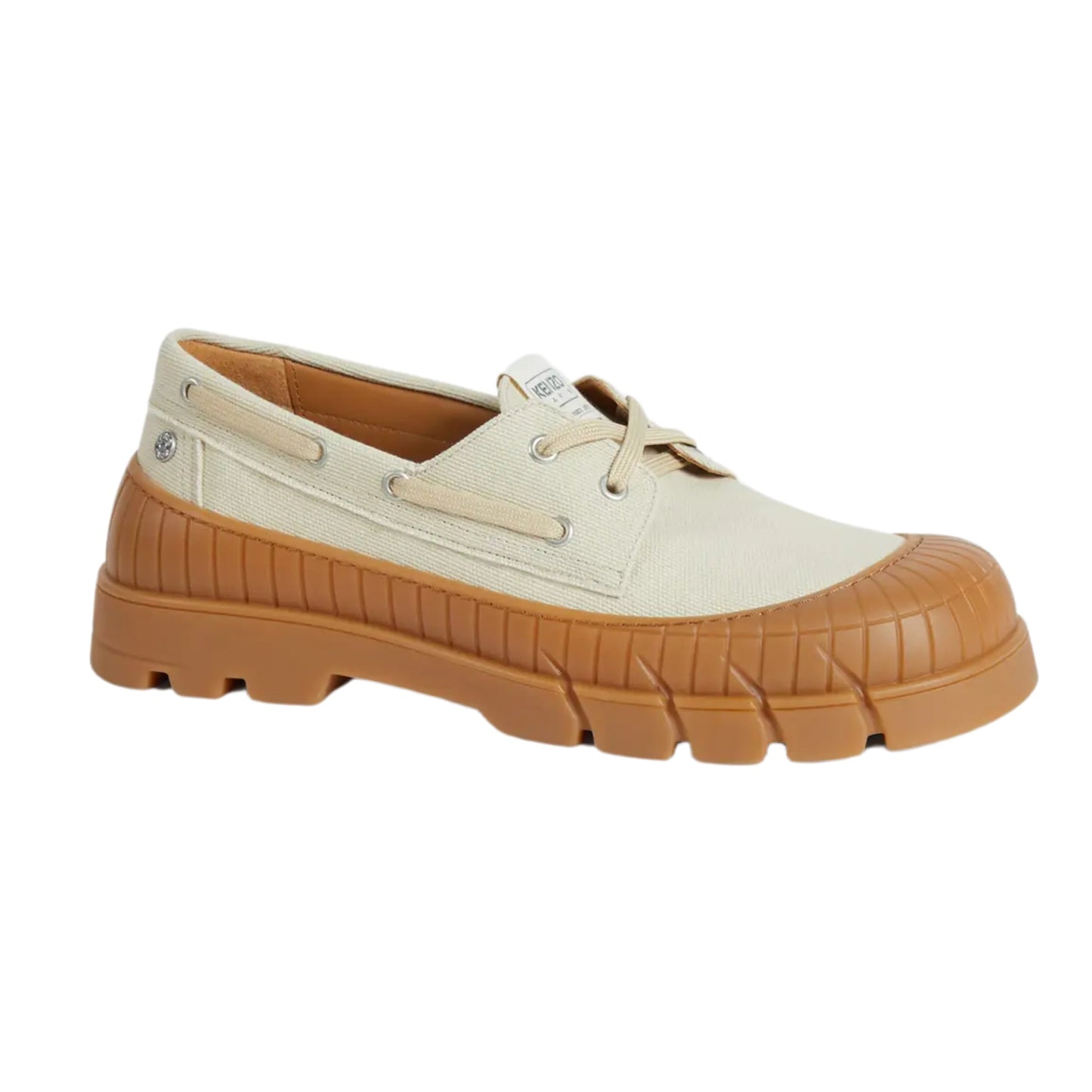 Kenzo Sneaker Derby Off White-Camel