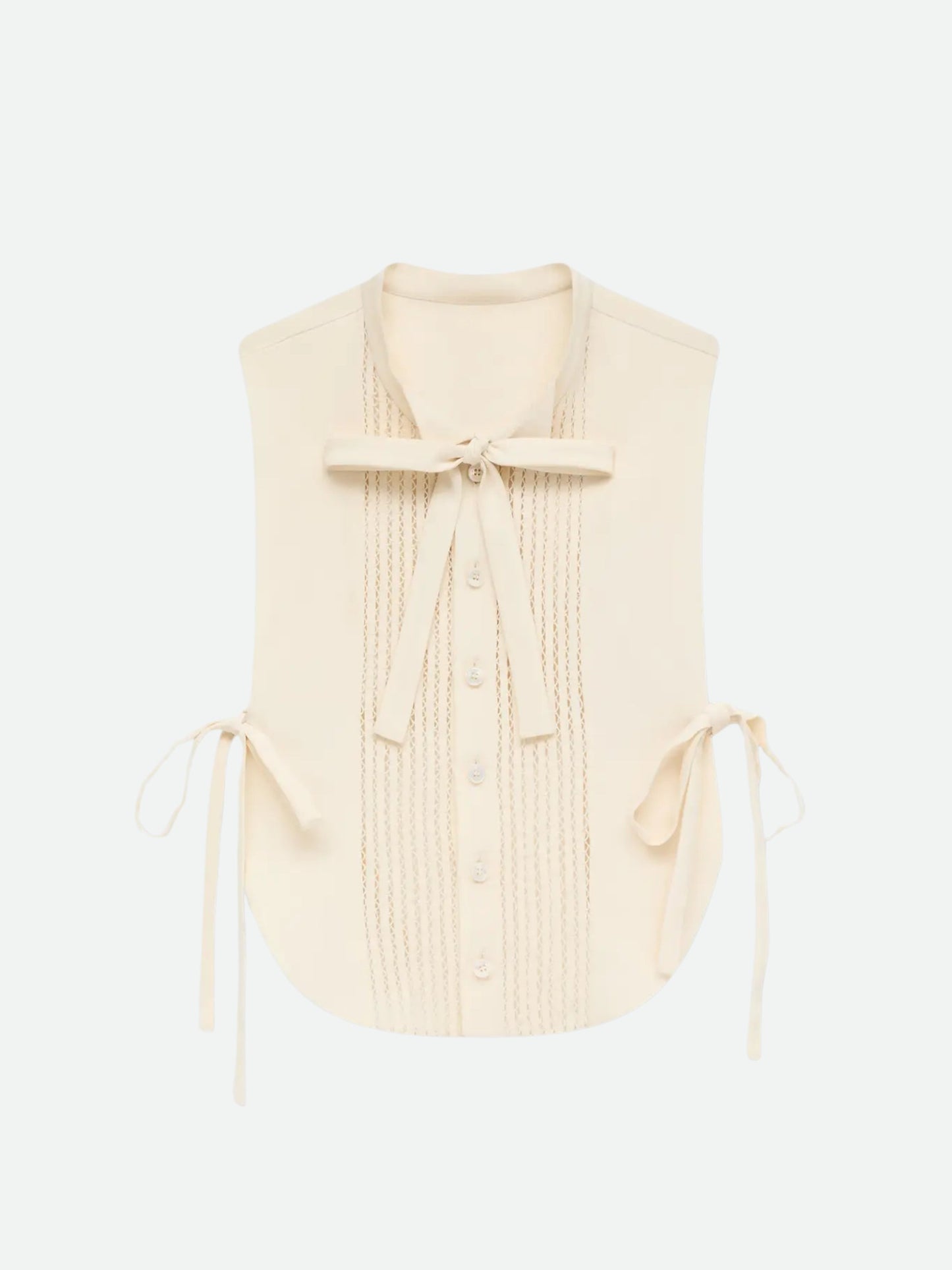 Kenzo Top Bows Ecru