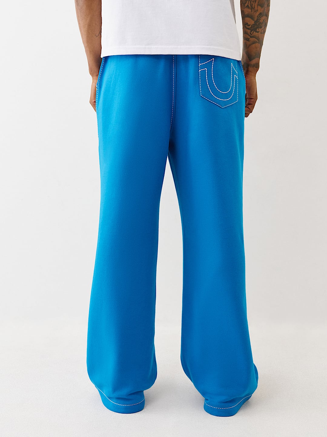 True Religion Sweatpants No1 Baggy Big T Sweat Imperial Blue