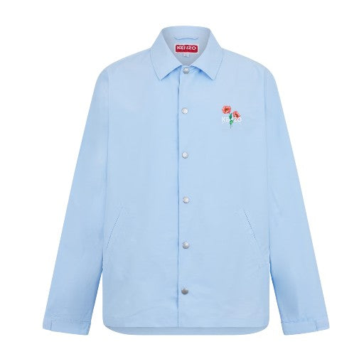 Kenzo Jacket Coach Floral Print Blue