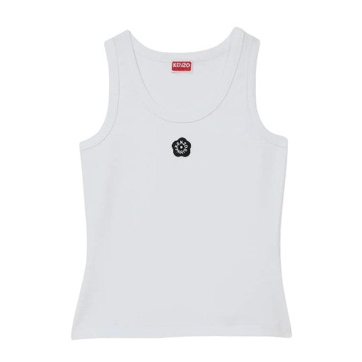 Kenzo Rib Tank Top Boke Flower 2.0 White