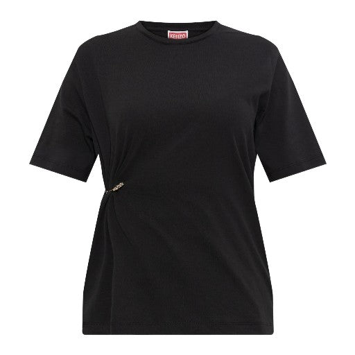 Kenzo T-Shirt Bf Pin Detail Black