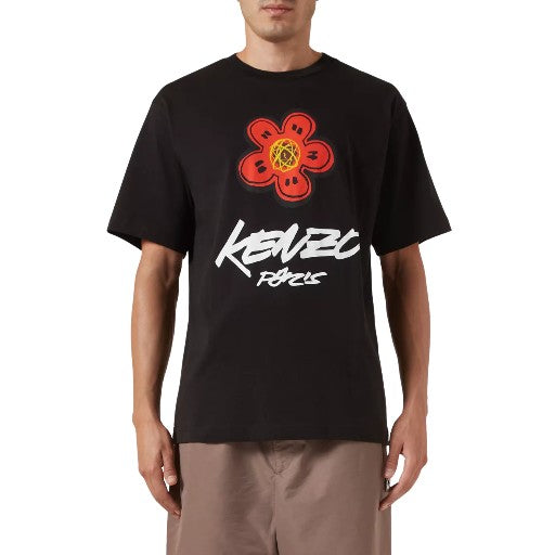 Kenzo T-Shirt X Futura 2000 Big Logo Black