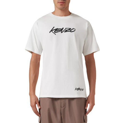 Kenzo T-Shirt X Futura 2000 White