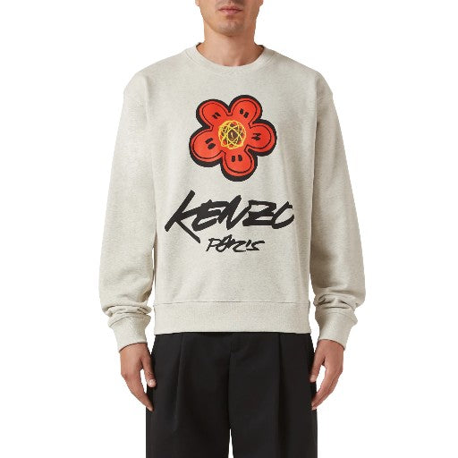 Kenzo Sweater Futura Big Logo Grey