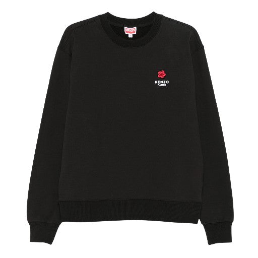 Kenzo Sweater Boke Flower Embroidered Black