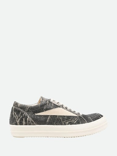 Rick Owens Sneaker Vintage Black Wash-Milk