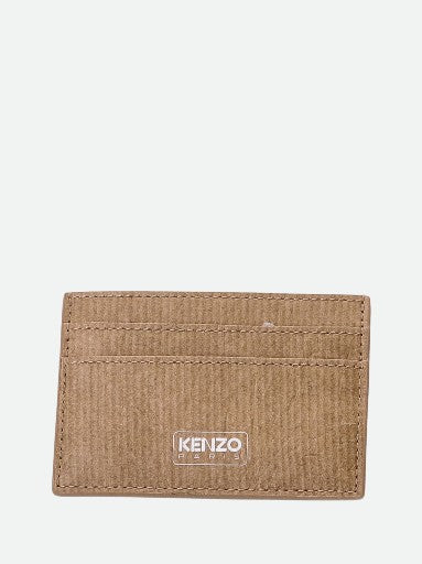 Kenzo Card Case Logo Dark Beige
