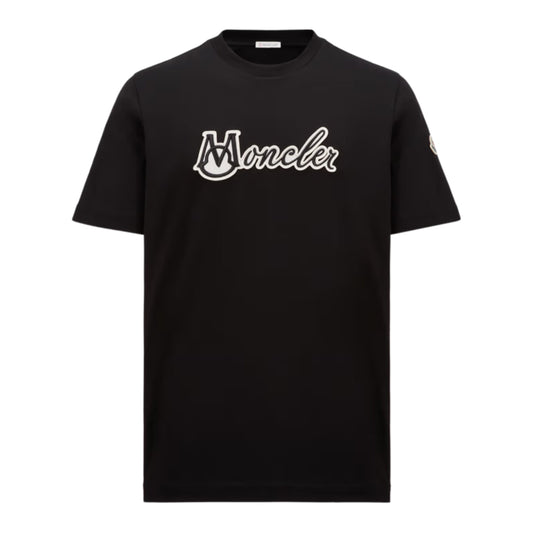 Moncler T-Shirt Signature Logo Black