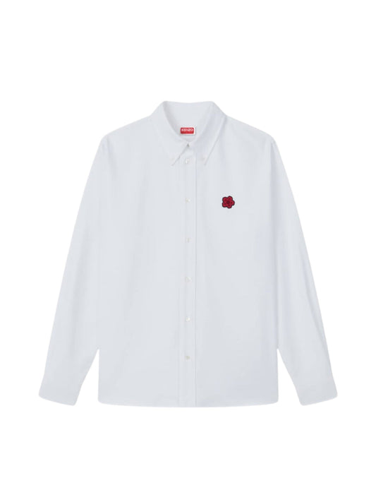 Kenzo Shirt Long Sleeve Boke Flower White