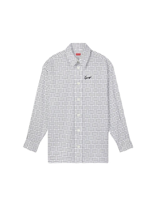 Kenzo Shirt Overshirt Maize White-Black