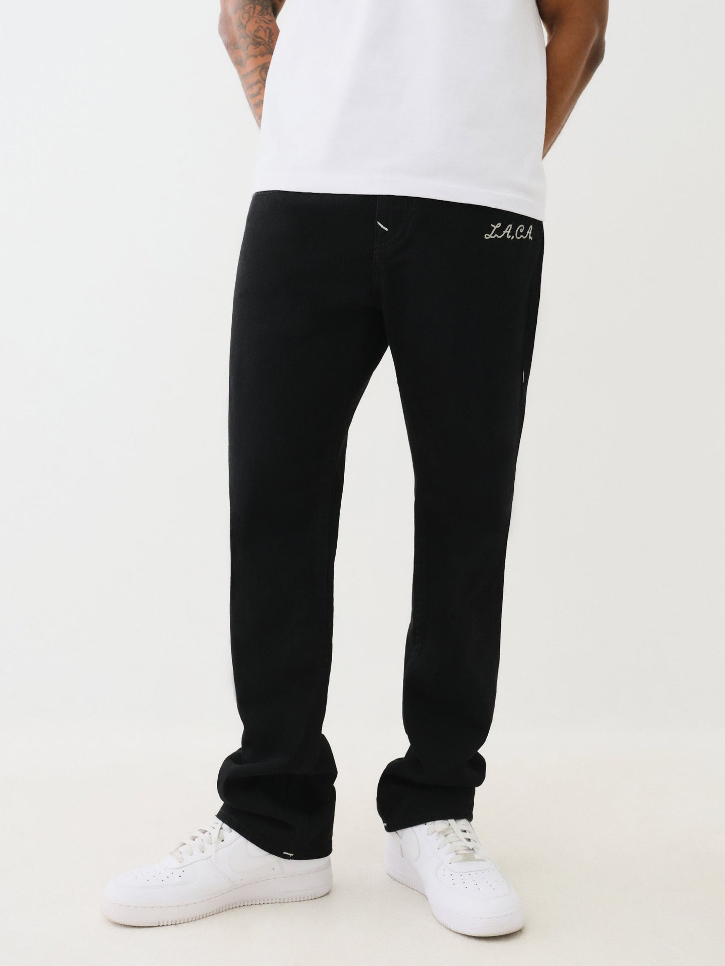 True Religion Edgy Ricky Sn Flap 2sb Black Rinse