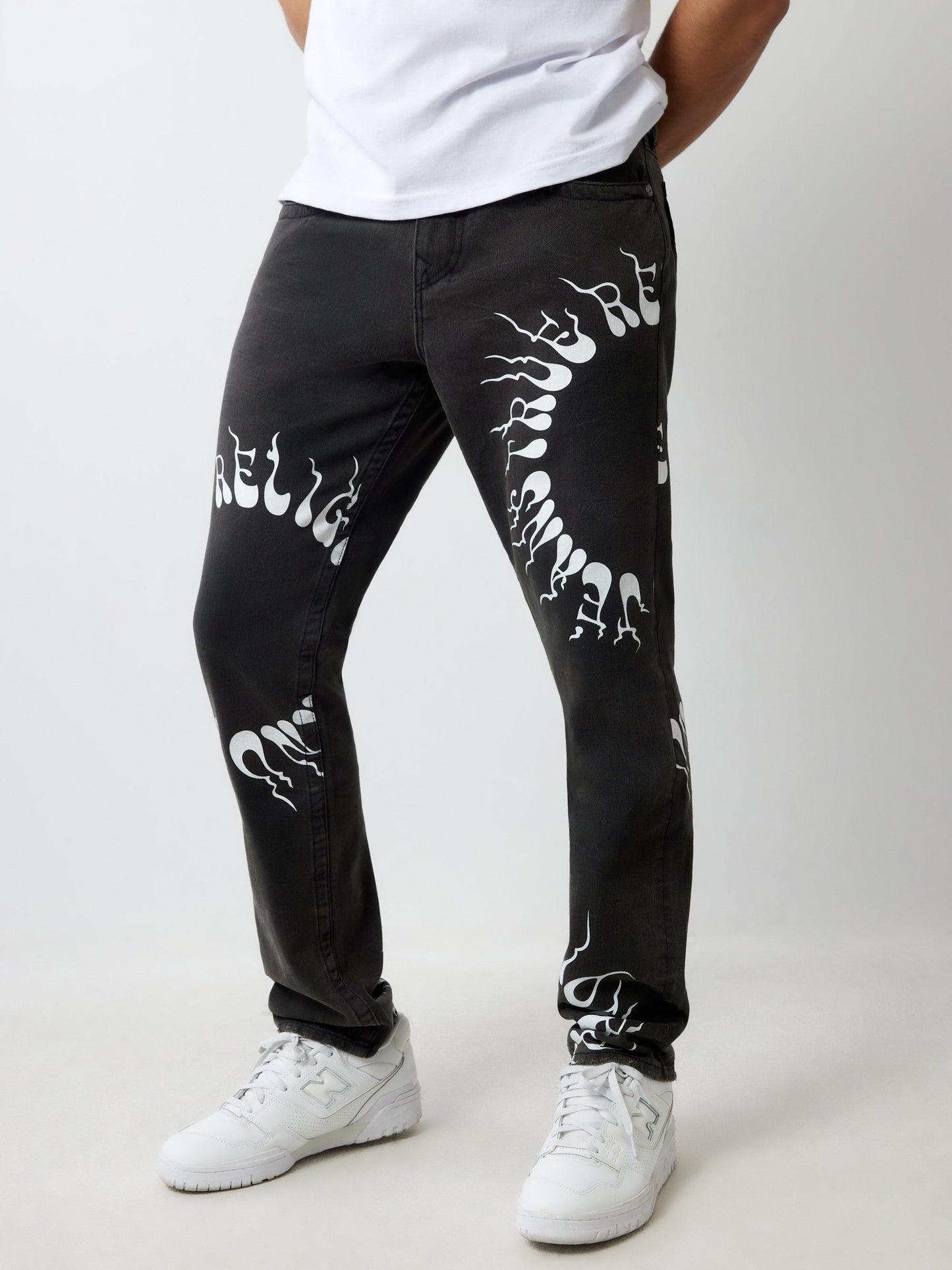 True Religion Dark Society Rocco Sn Flp 32in Medley Black Wash