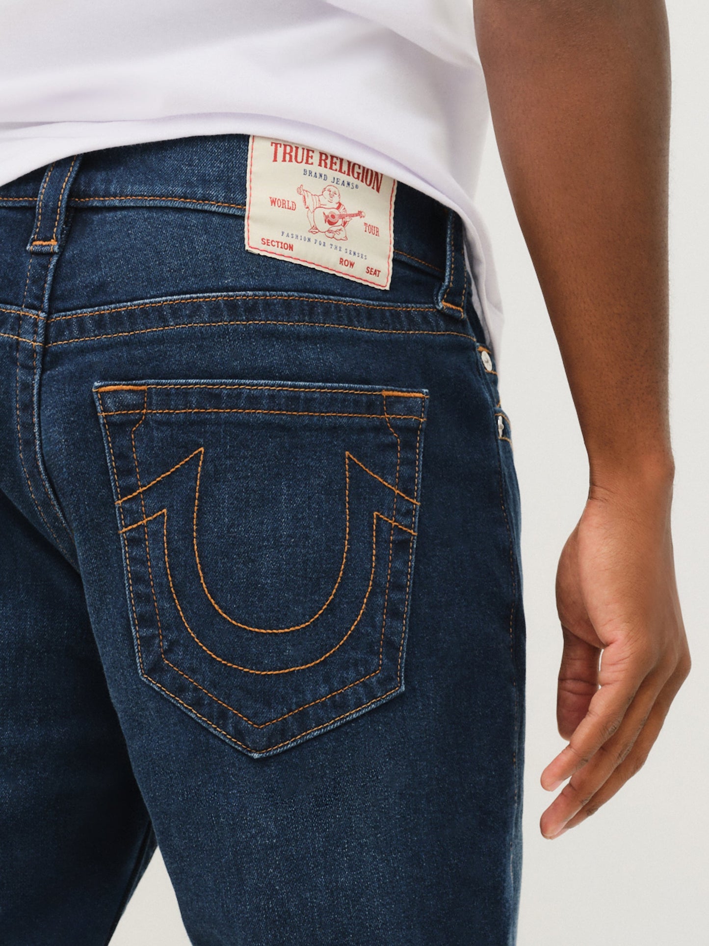 True Religion Rocco Sn No Flap 32In Damon Dark Wash