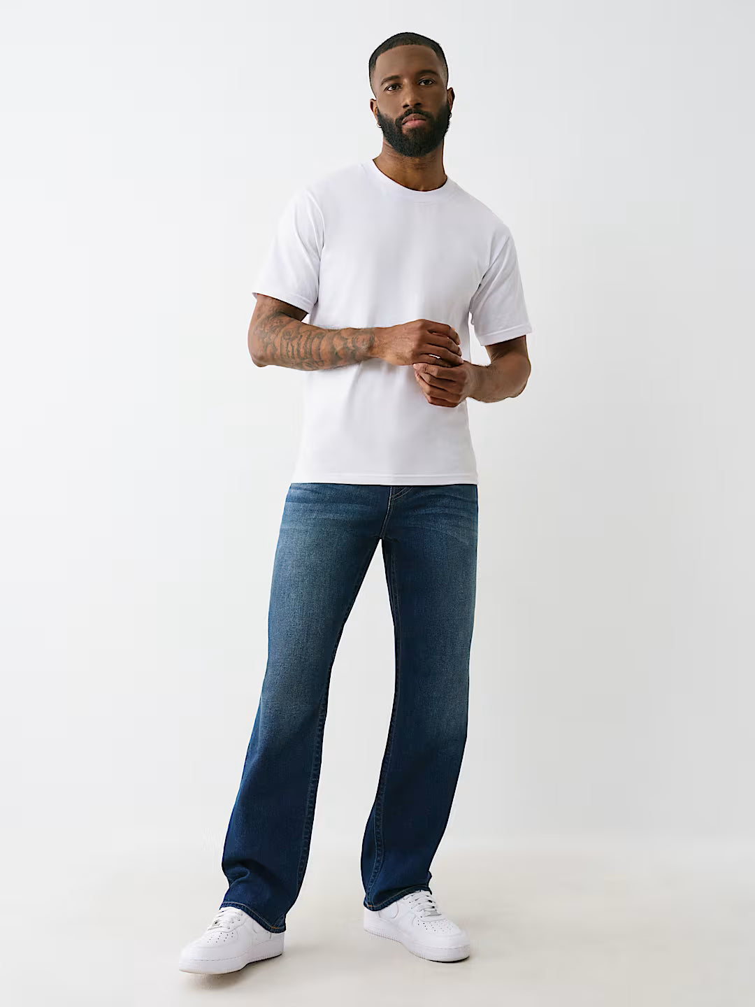 True Religion Jeans Bobby Sn Nf 32 Inseam Damon Dark Wash