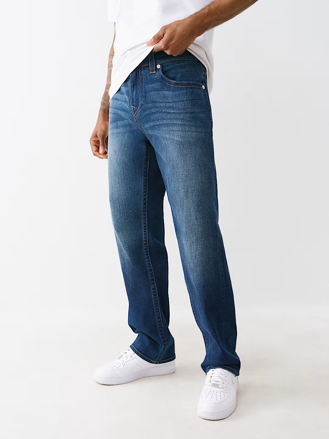 True Religion Jeans Bobby Sn Nf 32 Inseam Damon Dark Wash
