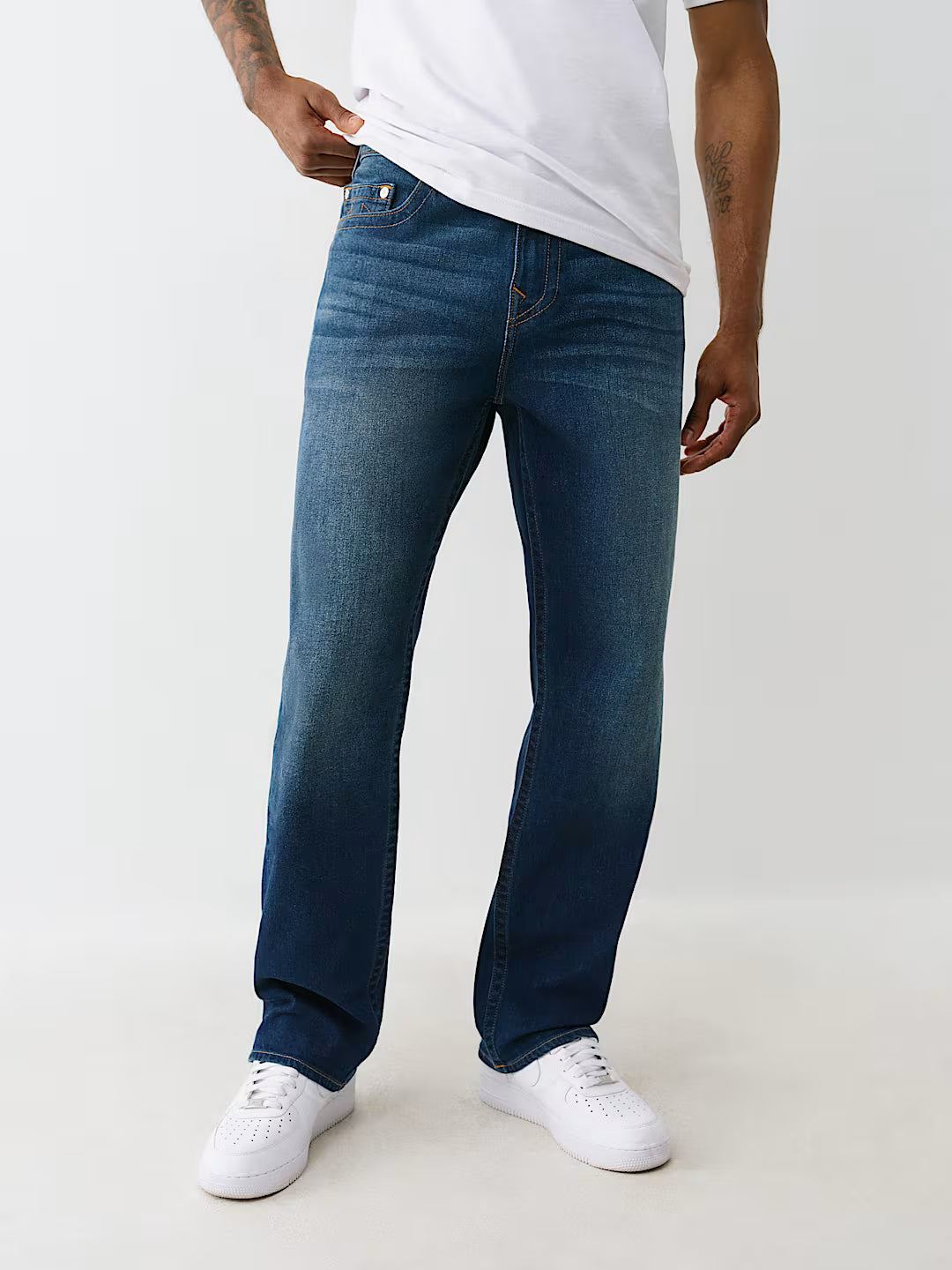 True Religion Jeans Bobby Sn Nf 32 Inseam Damon Dark Wash