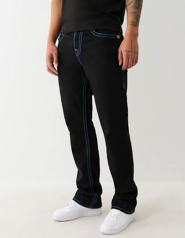 True Religion Ricky Super T Flap 34in 2sb Black Rinse