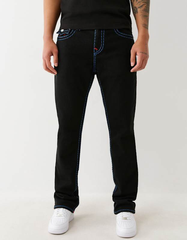 True Religion Ricky Super T Flap 34in 2sb Black Rinse