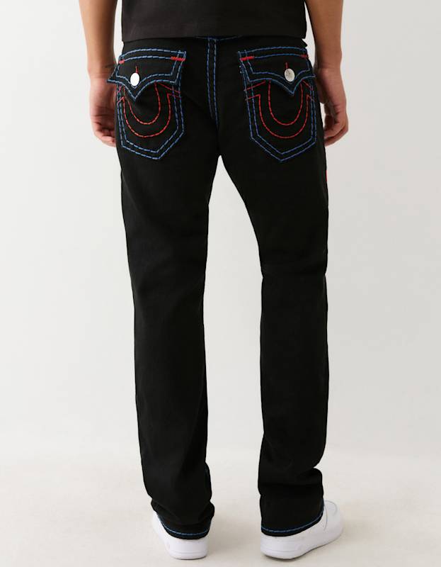 True Religion Ricky Super T Flap 34in 2sb Black Rinse