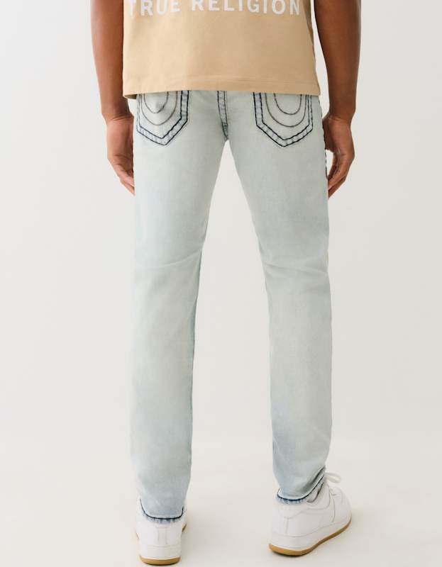True Religion Matt Super T No Flap 32In Light Clearwater Wash