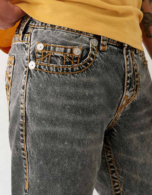True Religion Ricky Super T Nf 34in Resistance Black Wash