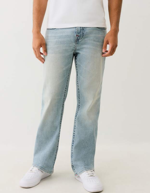 True Religion Billy Sn Flap 34in Beach Trail Light Wash
