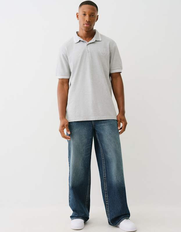 True Religion Vinny Sn Flap 34in Nightcap Dark Wash