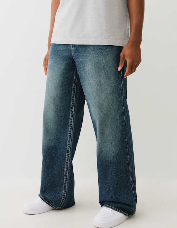True Religion Vinny Sn Flap 34in Nightcap Dark Wash