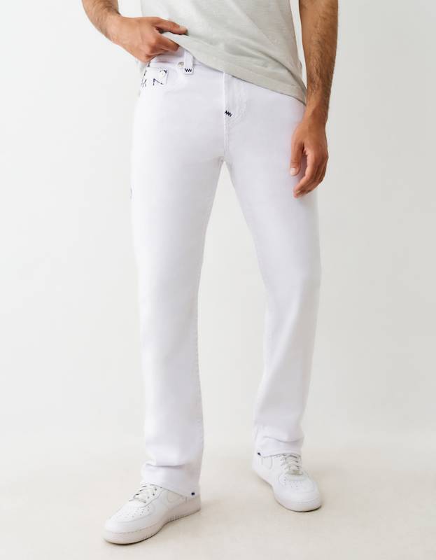 True Religion Ricky Nf Super T 34in Optic White