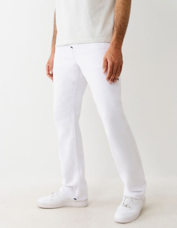 True Religion Ricky Nf Super T 34in Optic White