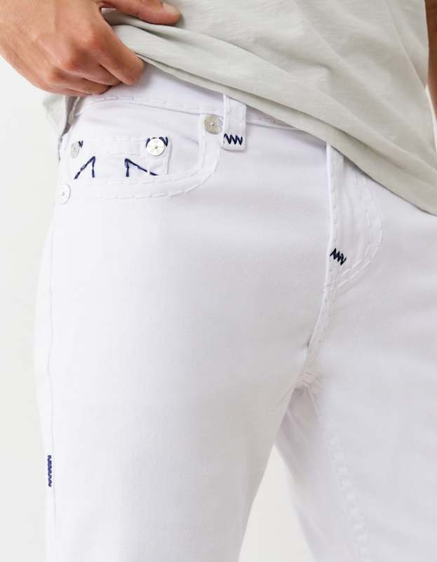 True Religion Ricky Nf Super T 34In Optic White