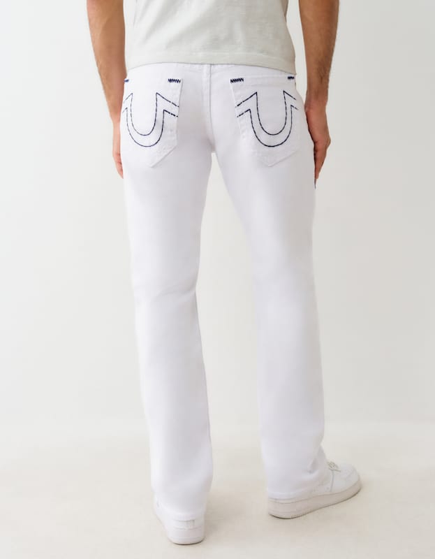 True Religion Ricky Nf Super T 34in Optic White