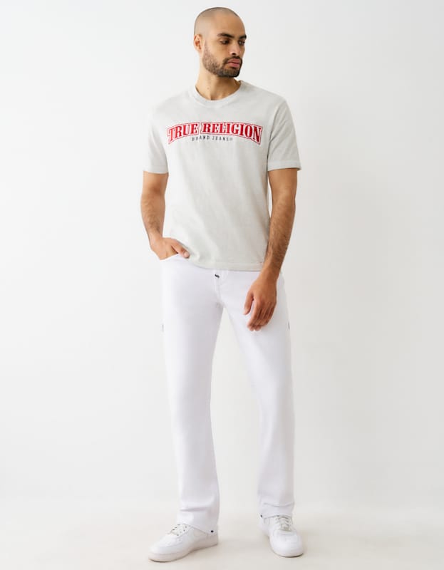 True Religion Ricky Nf Super T 34in Optic White