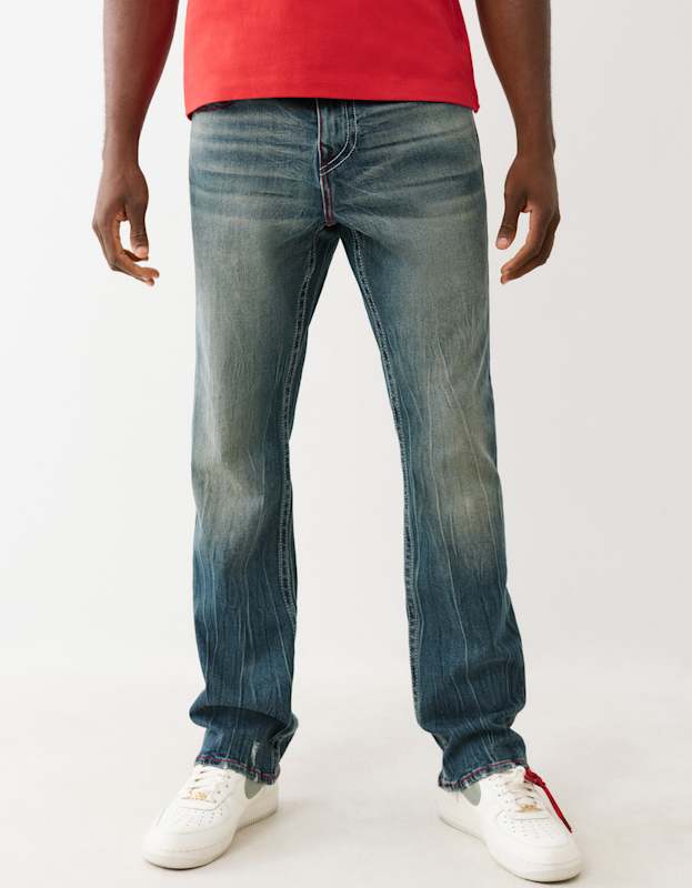 True Religion Ricky Sn Flap 34in Street Lights Dark Wash