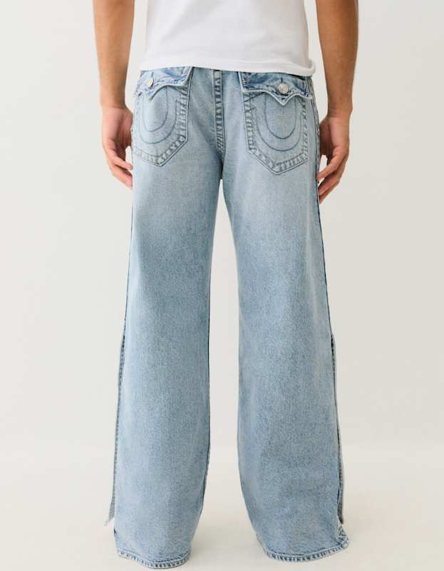 True Religion Vinny Tear Away Sn Flp 32in Whisper Medium Wash