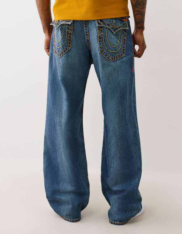 True Religion  Vinny Super T Flap 34in Medium Wash