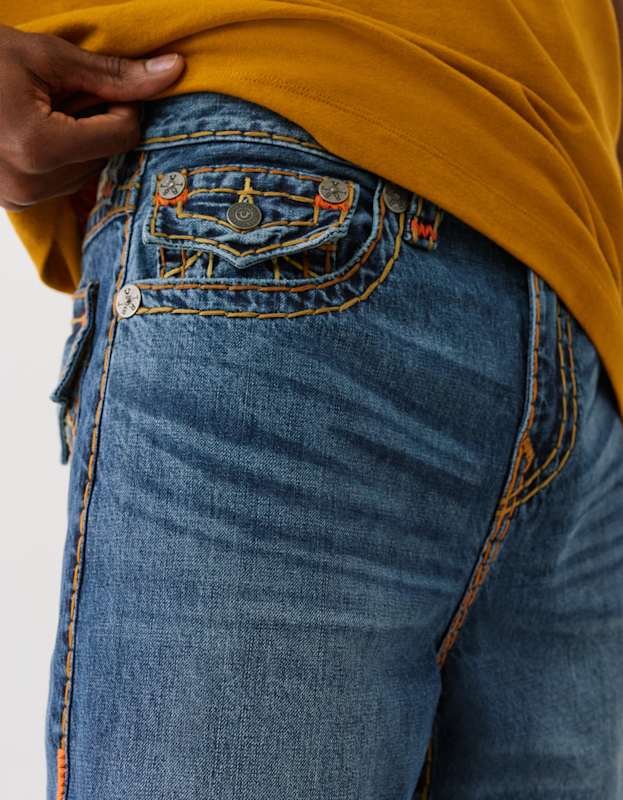True Religion  Vinny Super T Flap 34in Medium Wash