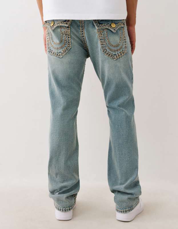 True Religion  Vinny Super T Flap 34in Medium Wash