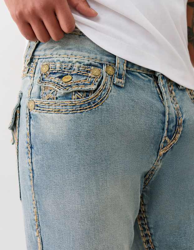 True Religion  Vinny Super T Flap 34in Medium Wash