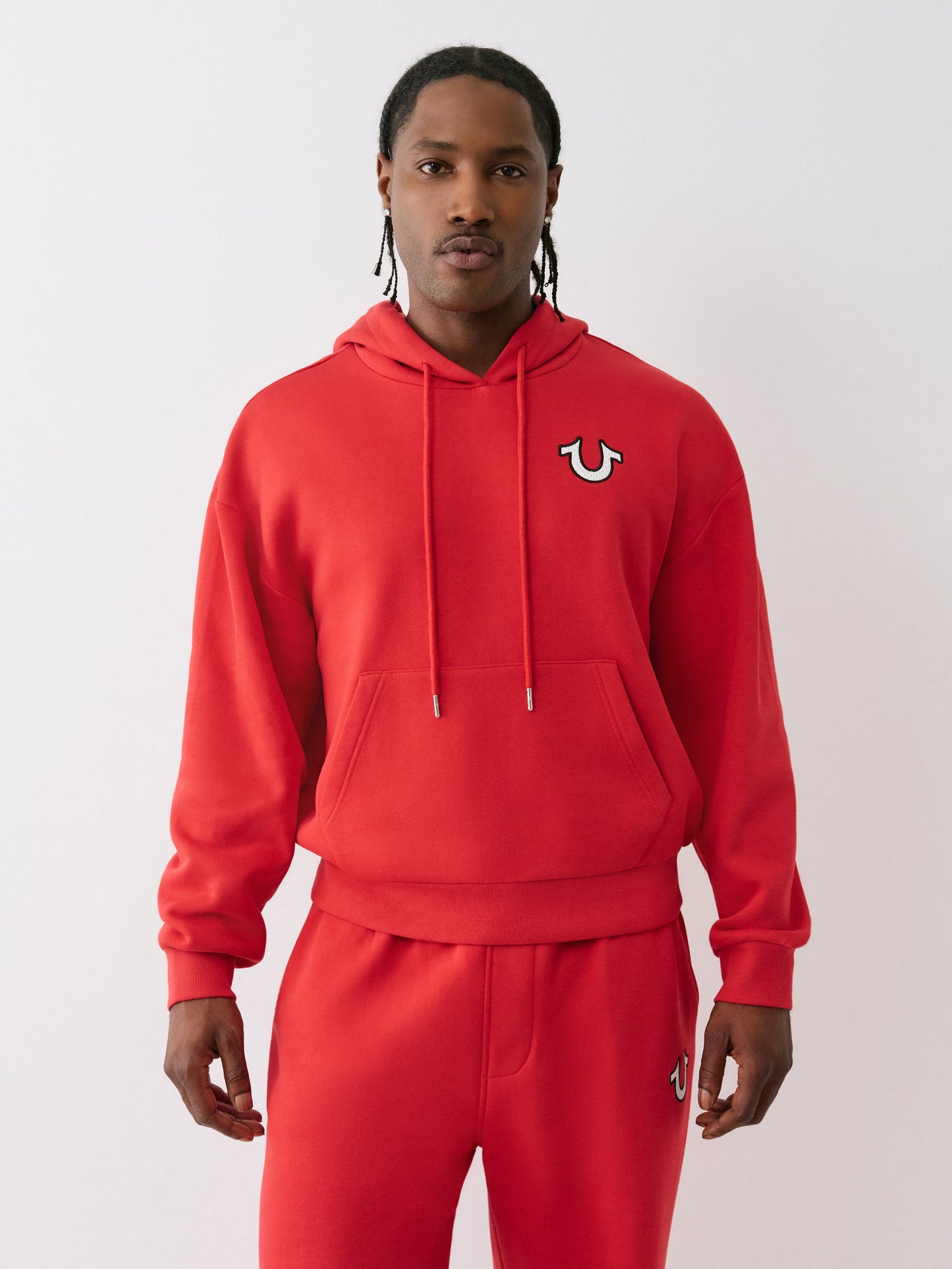 True Religion Hoodie Mesh Srs Pullover Trv Red
