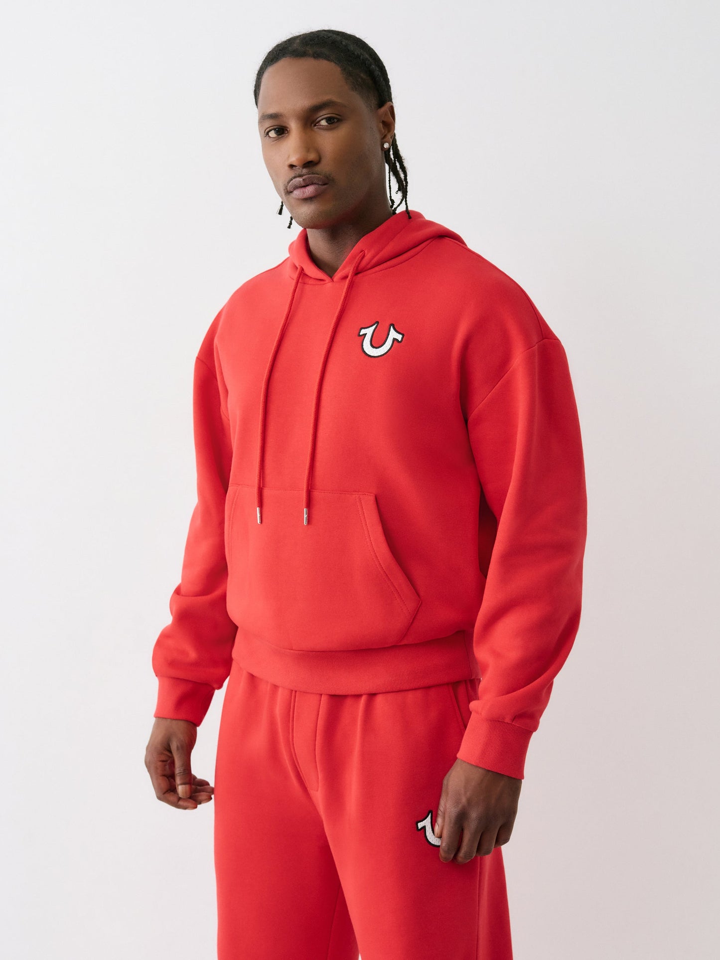 True Religion Hoodie Mesh Srs Pullover Trv Red