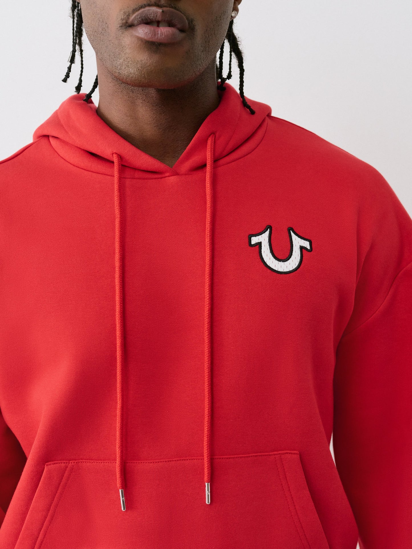 True Religion Hoodie Mesh Srs Pullover Trv Red