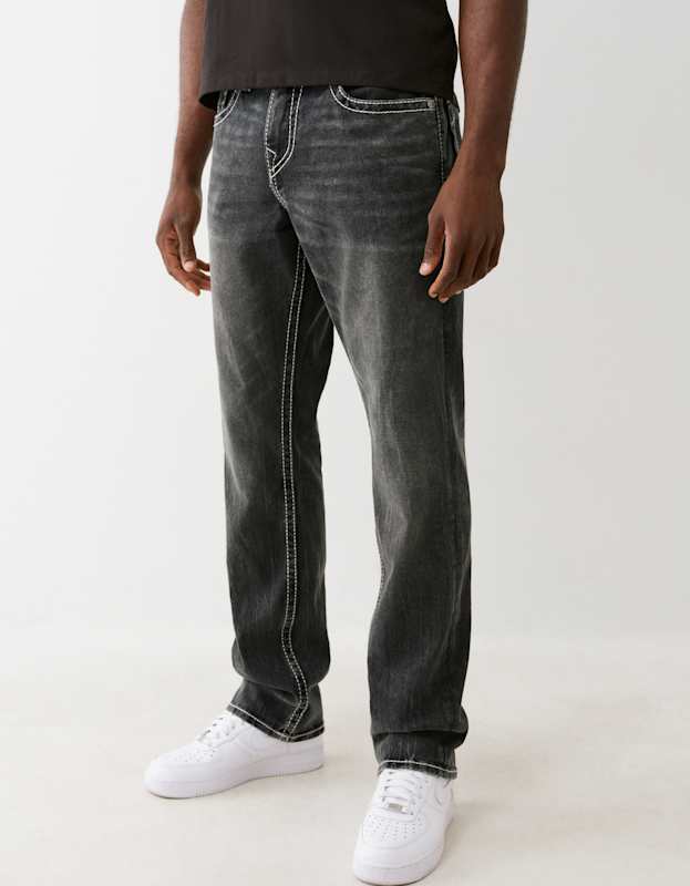 True Religion Ricky Big T Nf Oversized Hs 34in Chantey Black Wash