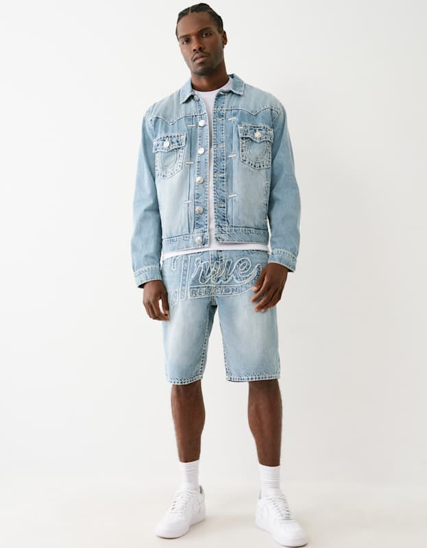 True Religion True Oversized Super T Jacket Medium Wash